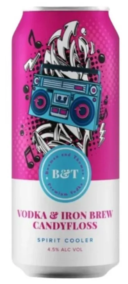 B&T Vodka & Iron Brew Candyfloss